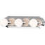 Barre d'éclairage de salle de bain murale 3 lumières l 18 po en chrome-11801778