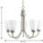 Carilynn 5-Light Brushed Nickel Traditional Chandelier-1686868637
