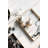Quinn Rectangular Trays - Black/White
