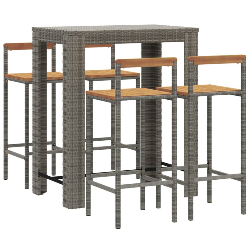 Ensemble de bar de jardin, Taupe