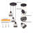 3 - Light Vintage Chandelier Ceiling Hanging Light Fixture With Adjustable Height