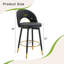 Ensemble de 2 chaises de bar rotatives 360 °-754062382