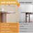 Round Dining Table For 2, Modern Small Pedestal Kitchen Table, Space Saving, For Apartment Dining Living Room 35.5”-96265863-96265860