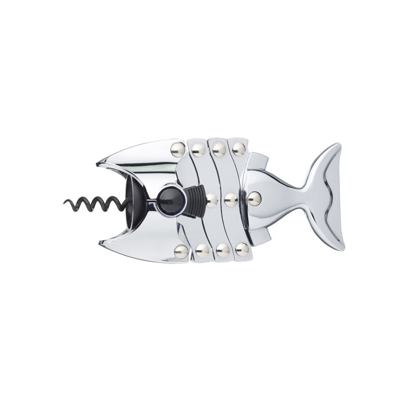 Silver Stainless Steel Corkscrew