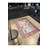 Bordered Rectangular Botanical Patterned Woven Base Carpet And Washable Carpet-1022084475