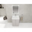 Freestanding Bathroom Vanity with White Sink & 2 Soft-Close Cabinet Doors-1081227525