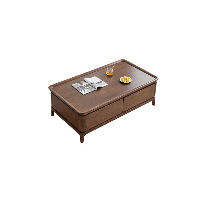 Simple Style Walnut Wood Coffee Table