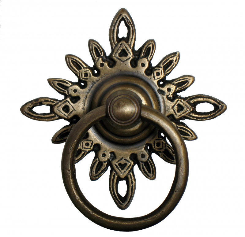 Filigree Star Backplate Ring Pull