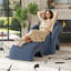 Fauteuil rembourré avec repose-pieds-203765708