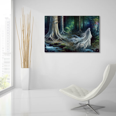 «Ghostly Forest» par Rey Klimt, art mural en verre acrylique