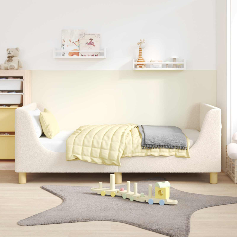 Bed Frame, Cream/Natural, European Toddler (80 x 160cm)