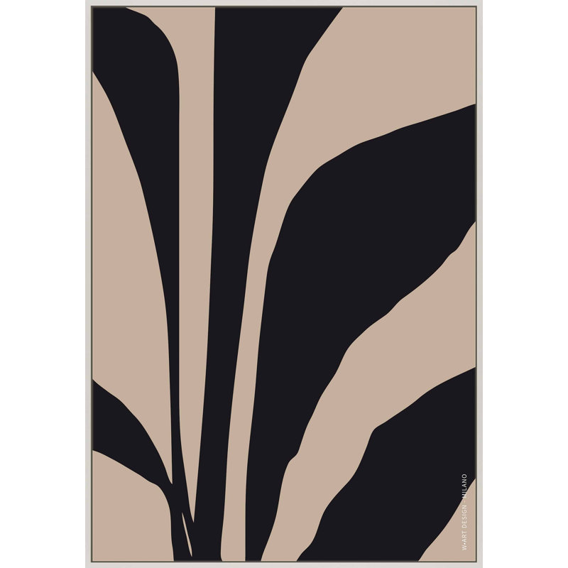 Organic Abstraction 1 Print by Romina Gadler, 25" H x 17.5" W x 1.25" D, White Framed Canvas