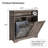 Caffey Double Tilt Out Trash Can Cabinet For 20 Gallon Garbage Can-111532584