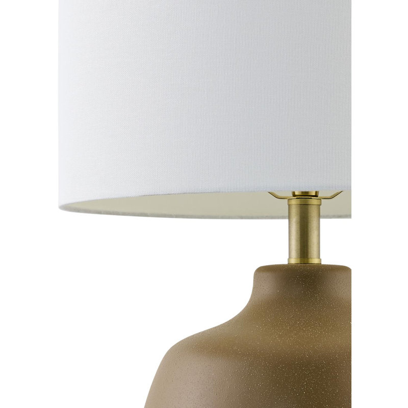 Lampe de table Kennington, Brun