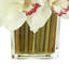 Orchids Arranged in Bamboo-Filled Glass Vase-1508589935