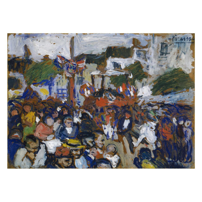 «The quatorze juillet» par Pablo Picasso - Estampe numérique, H 22 po x l 28 po