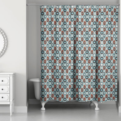 Rideau de douche simple tiny Hammack