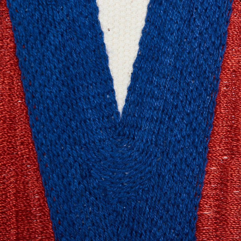 Ruban Prado, Bleu / Rouge