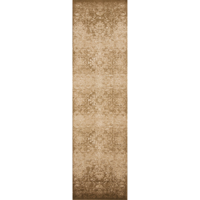 Tapis beige Mcnemar, Tapis de couloir 2 pi 2 po x 7 pi 11 po