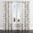 Abstract Curtain panels - Modern Wavy Line Beige Gray Grommet Curtain - 1 Panel-640770229-640770227