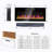 Matte Black Fireplace Insert with 5000 BTU-106895105