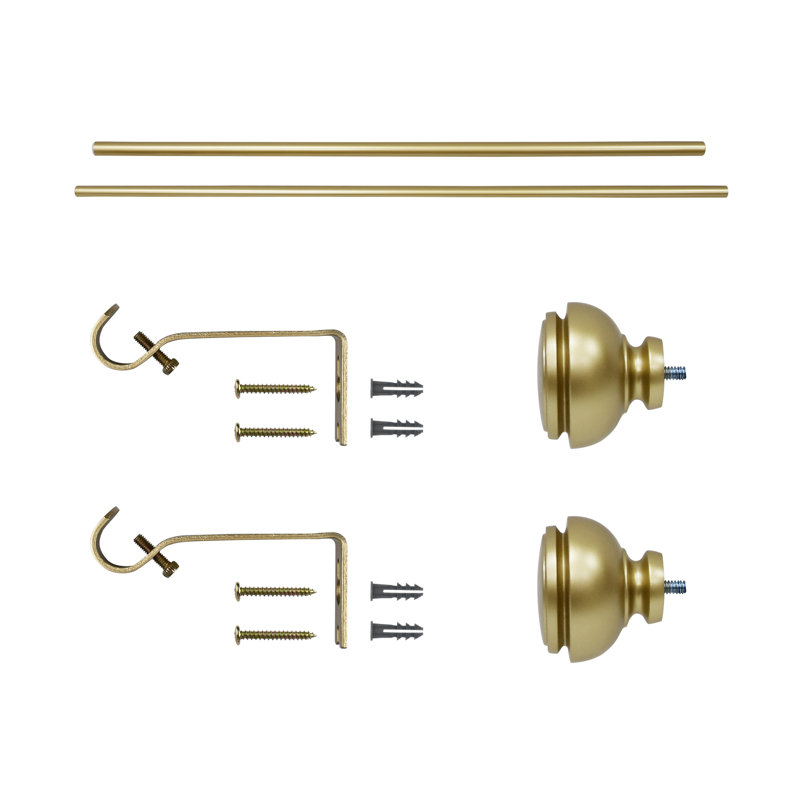 Armbruster réglable en fer 0,625 po, H 2,3 po x l 51,94 po x P 2,3 po, Cuivre