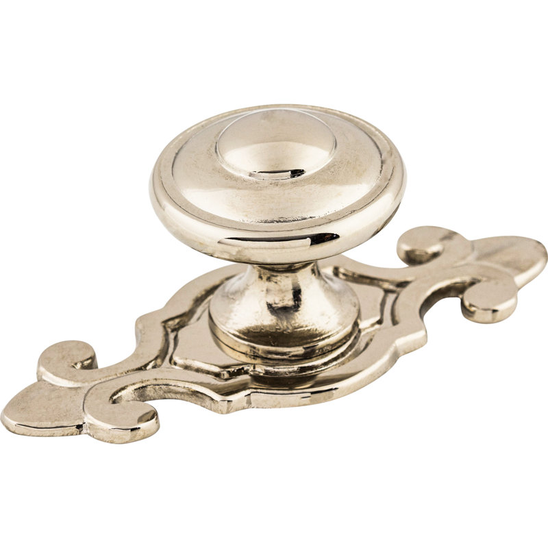 Canterbury 1 1/4" Diameter Round Knob, Polished Nickel