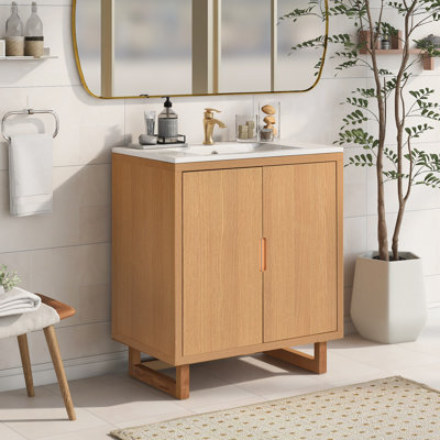 Ensemble de meuble-lavabo simple 29,5 po avec plateau Maraliser