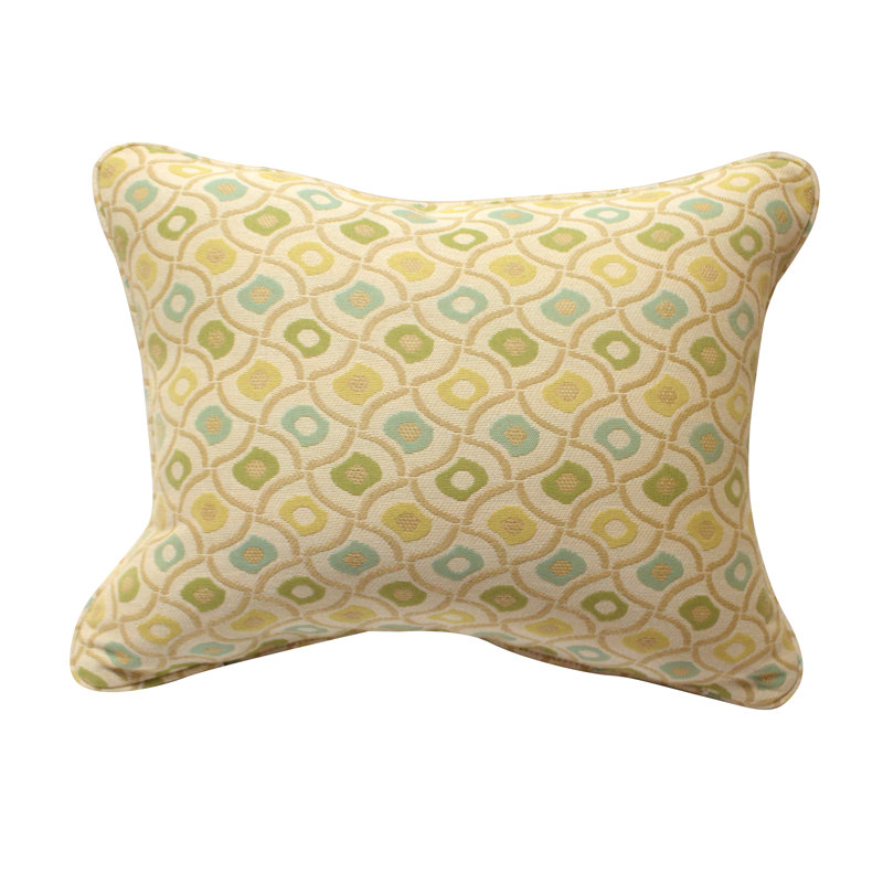 Geometric Sunbrella® Outdoor Reversible Throw Pillow