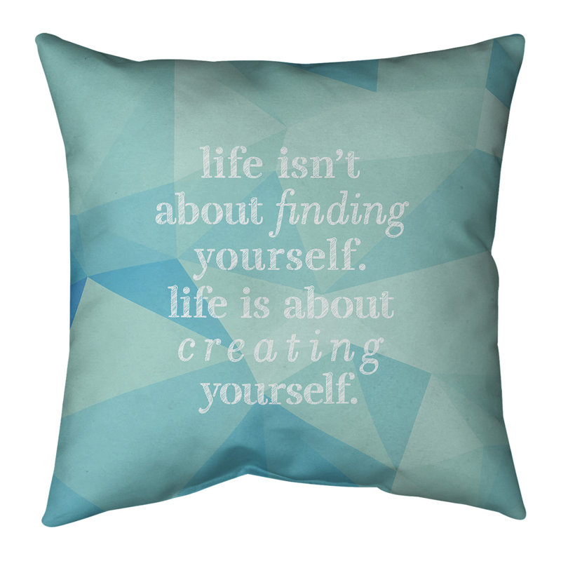 Coussin de citation en faux gemme, 14 po x 14 po, Zircon