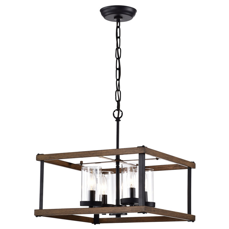 Vassallo 4 - Light Square / Rectangle Chandelier