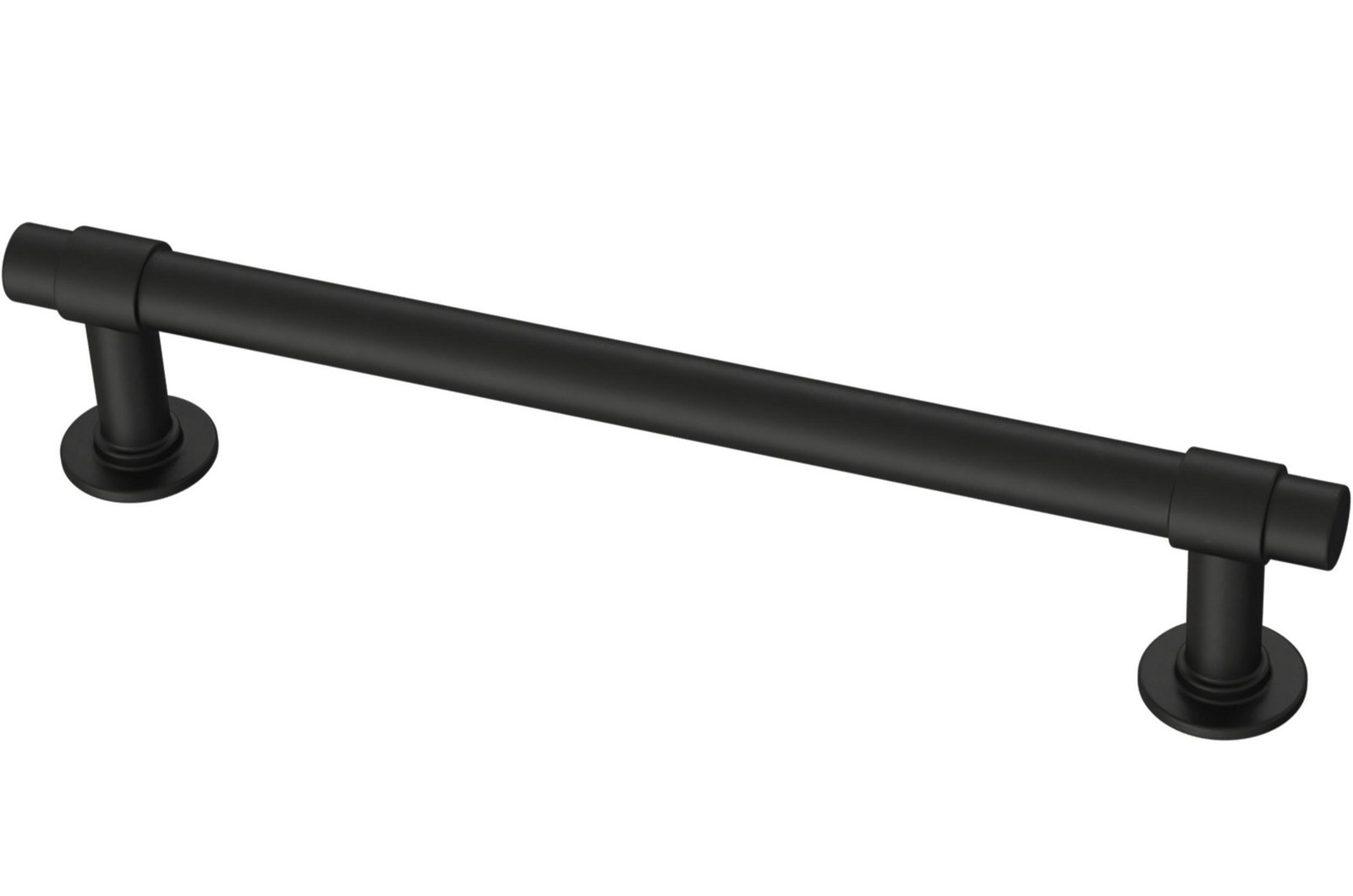 Francisco Bar Cabinet Pull, Matte Black, 5.06"