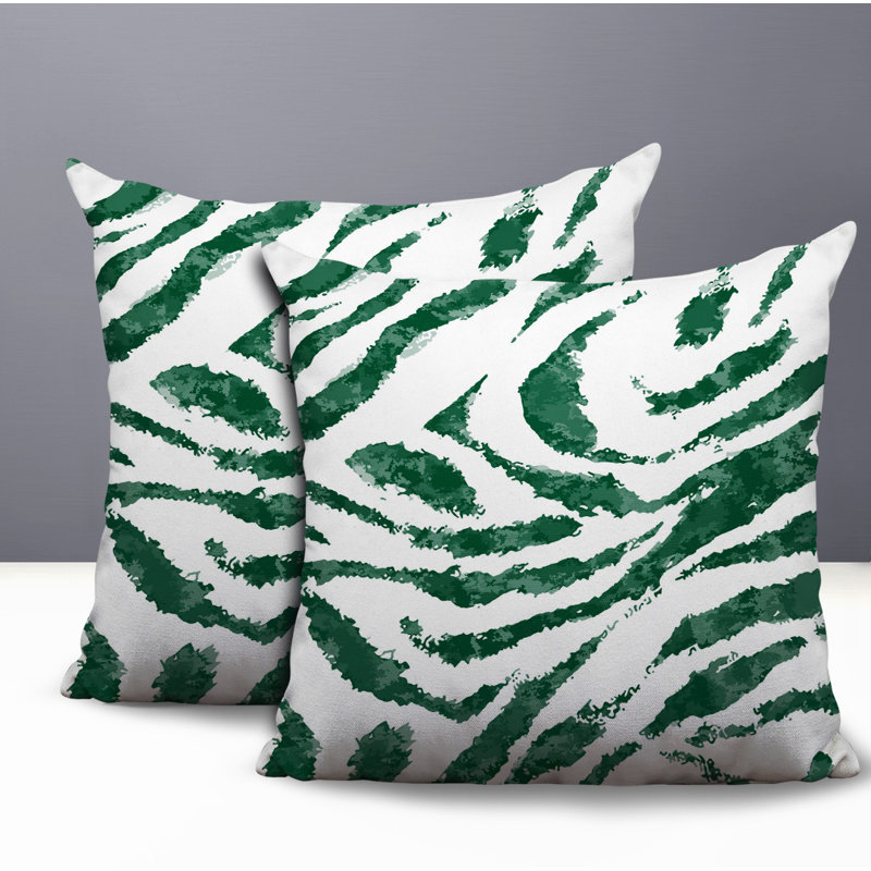 Oreiller réversible intérieur / extérieur Seppo, 16x16, Green