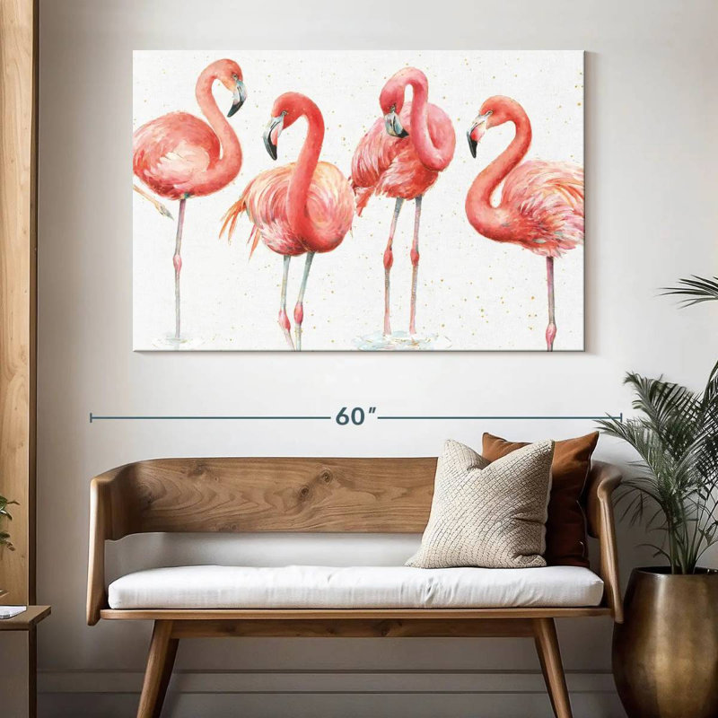 Brampt Gracefully Pink VIII, 34" H x 51" W