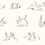 Bunny High Five 33' L x 20.5" W  Wallpaper Roll