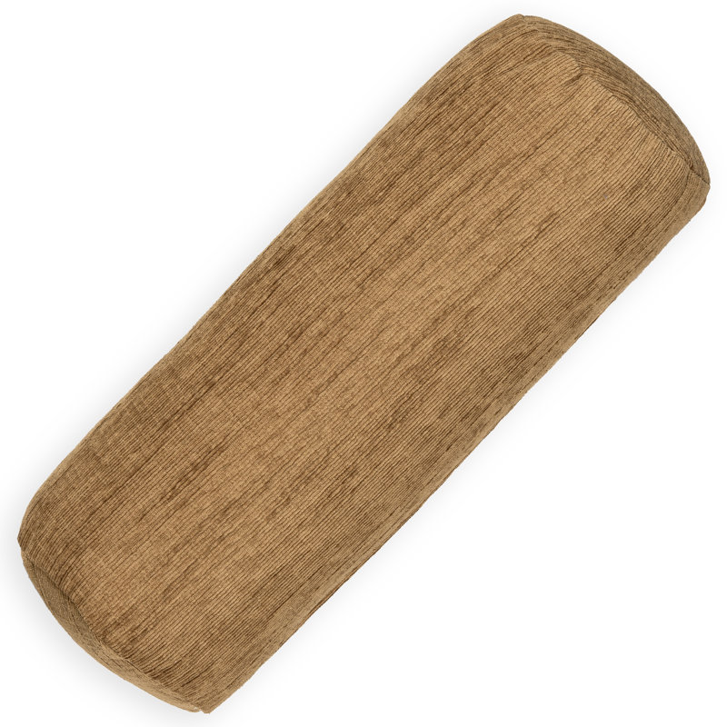 Coussin décoratif, Brun, Traversin H 8 po x l 39 po