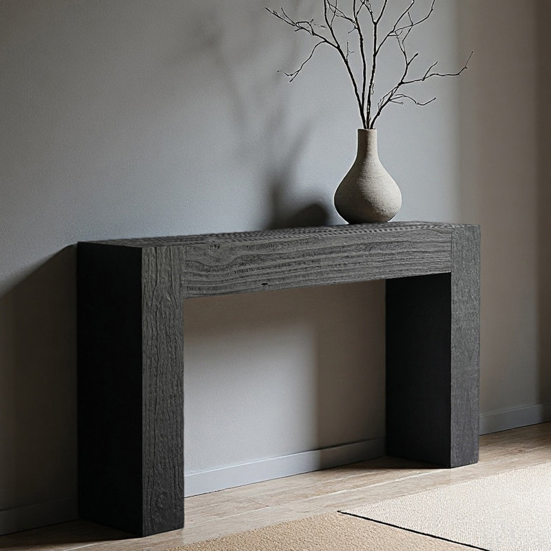 Console Wabi-sabi, H 31,5 po x l 70,9 po x P 11,8 po