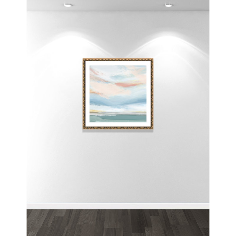 Sweetness I by Isabelle Z, 33.25" H x 33.25" W x 0.88" D, Gold Bead Framed Paper