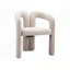 Fauteuil de cuisine en velours rembourré-2045468967