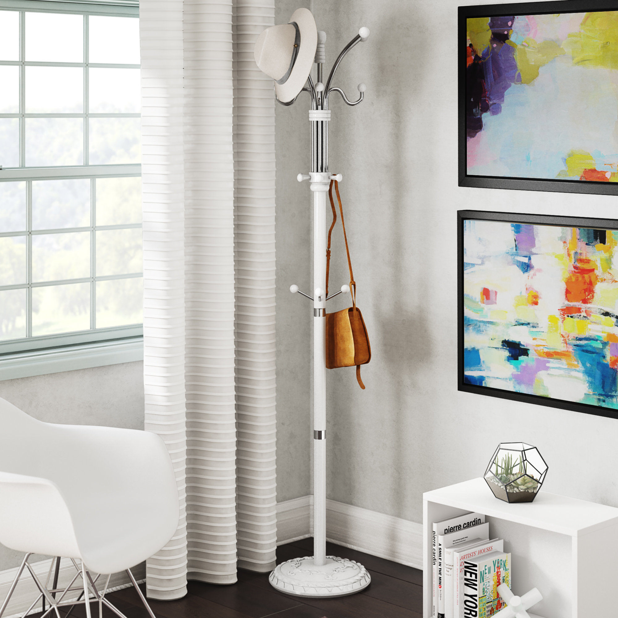 Wade Logan® Tiano Freestanding Coat Rack Reviews Wayfair