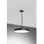 Luminaire suspendu rond Rhythm Essentials - l 18 po - direct - noir-121738966-121738963-121738961