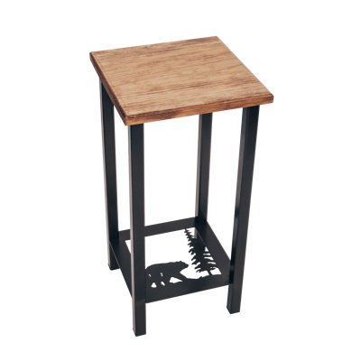 Cianni Solid Wood Top End Table