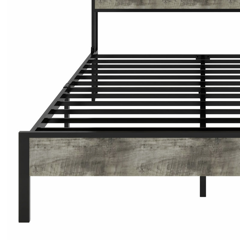 Lit plateforme avec rangement et accessoires, Double 