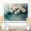 Hiver bleu aquarelle pivoines élégance II - pivoines, art mural-1326720361-1102751315
