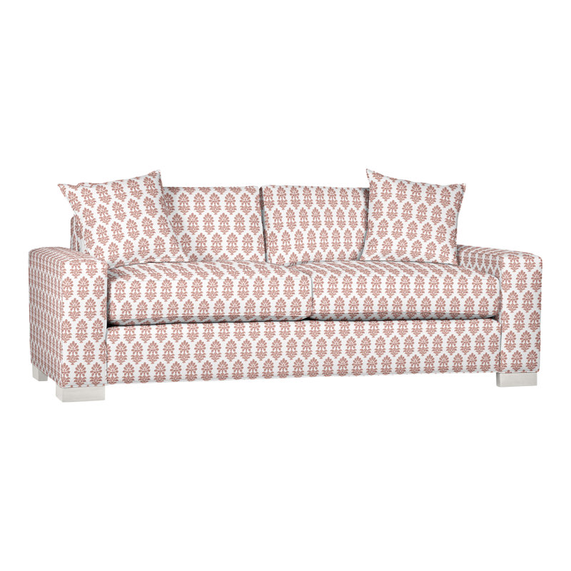 Canapé moyen Claremont, Perigold Francine Dusty Rose, Casa Blanca