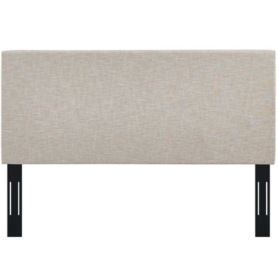 Tête de lit tapissier en tissu de lin Carson Carrington Stryn par Modway