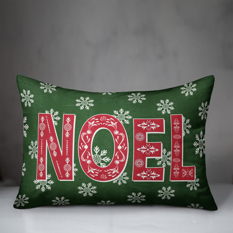  Polyfill Indoor / Outdoor Green Rectangular Lumbar Cushion