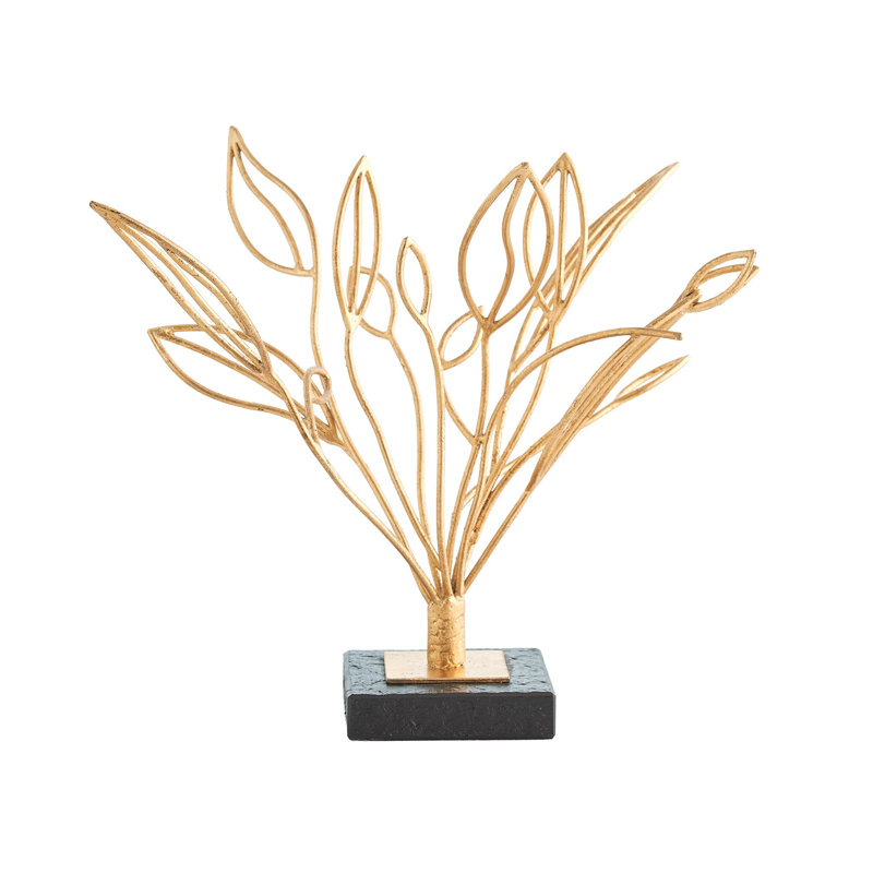 Windswept Sculpture-Gold Leaf