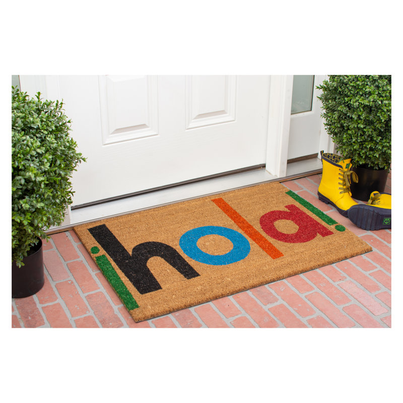 Lloshi Non-Slip Outdoor Doormat, Rectangle 2' x 3'
