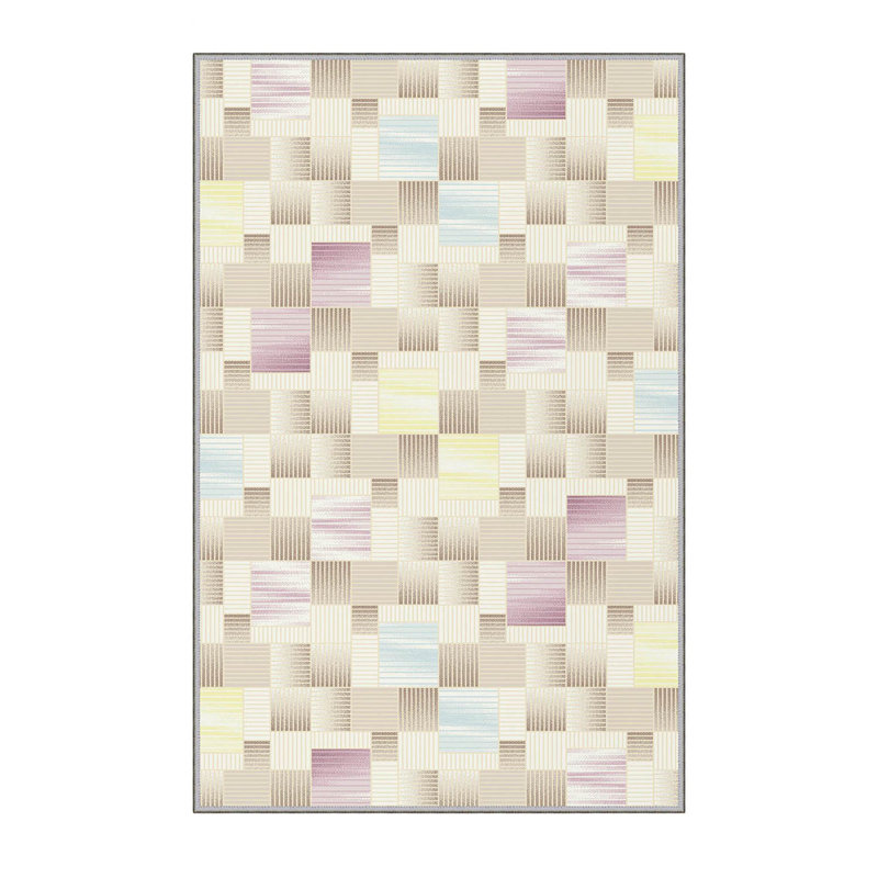 Antibacterial Hall Carpet, 3D Digital Printed, 3.3 x 4.9 ft | 1% Polyester, .3 in Pile Height, Non-Slip Underside, Machine Washable, Durable & Easy Care | Perfect for Living Room, Entryway & Home Décor